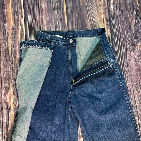 Women’s Vintage Front Flap Rocky Mountain Rockies Blue denim Bareback Jeans - Picture 5 of 7